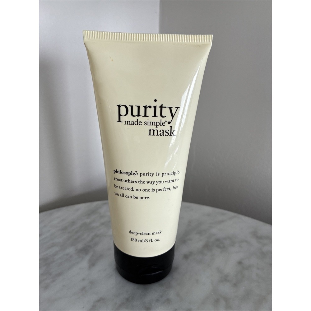 Philosophy Purity Made Simple  Deep-Clean Mask 6oz Sealed & Brand New